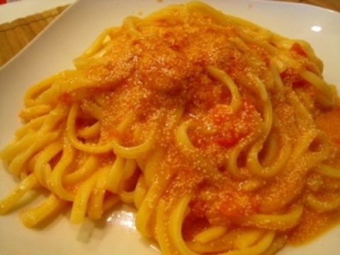 トマト明太子パスタ